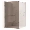  Zuhanyfal Rea Flexi Brown / Chrome 130