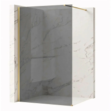  Zuhanyfal Rea Flexi Grey / Brush Gold 130 kád, zuhanykabin