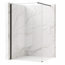  Zuhanyfal Rea Flexi Transparent / Black 90 kád, zuhanykabin