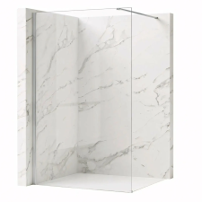  Zuhanyfal Rea Flexi Transparent / Chrome 90 kád, zuhanykabin