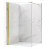  Zuhanyfal Rea Flexi Transparent / Gold 70