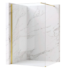  Zuhanyfal Rea Flexi Transparent / Gold 70 kád, zuhanykabin