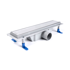  Zuhanyfolyóka egyenes, rozsdamentes ráccsal, Klasszik, 400 mm (STYRON zuhanyfolyóka, zuhanylefolyó) építőanyag