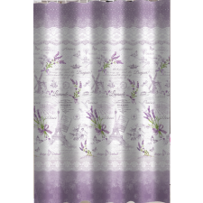  Zuhanyfüggöny - LEVANDE - Impregnált textil - 180 x 200 cm lakástextília