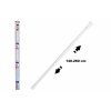  Zuhanyfüggöny rúd teleszkópos 140-260 cm fehér