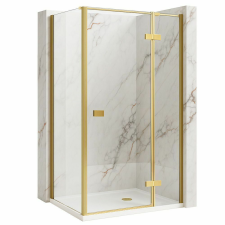  zuhanykabin Rea Atlas 120x80 Brush Gold kád, zuhanykabin