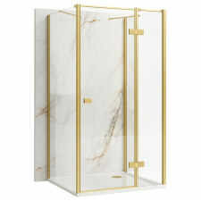  zuhanykabin Rea Atlas 80x100 Brush Gold kád, zuhanykabin
