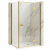  zuhanykabin Rea Atlas 90x90 Brush Gold