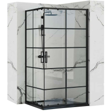  Zuhanykabin Rea Concept Black 80x100 kád, zuhanykabin
