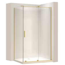 Zuhanykabin REA Montana Gold Brush 140x90 kád, zuhanykabin
