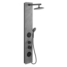 Zuhanypanel SAT kő dekor STONESHOWER kád, zuhanykabin