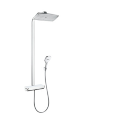  Zuhanyrendszer Hansgrohe Raindance E termosztatikus csapteleppel fehér / króm 27286400 csaptelep