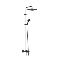 Zuhanyrendszer Hansgrohe Vernis Shape a falra kádi termosztáttal matt fekete 26900670 csaptelep