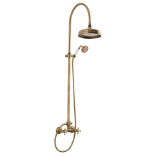 Zuhanyrendszer Paffoni Ricordi csapos csapteleppel Bronz ZCOL000BR csaptelep