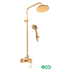  Zuhanyrendszer RAV SLEZÁK Nil csiszolt arany NL282.5/7ZK csaptelep