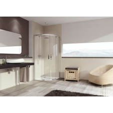Zuhanysarok asszimetrikus 100x90 cm Huppe Aura elegance 402412.092.322 kád, zuhanykabin