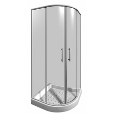  Zuhanysarok negyedkör 80x80 cm Jika Lyra Plus H2533810006681 kád, zuhanykabin