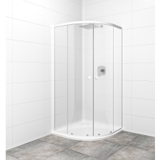 Zuhanysarok negyedkör 80x80 cm SAT Project SIKOMUS80CH0 kád, zuhanykabin