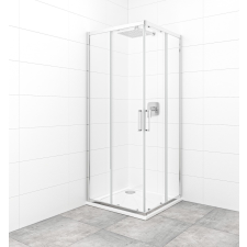 Zuhanysarok négyzet 80x80 cm SAT TEX SATBKTEXQ80CRT kád, zuhanykabin