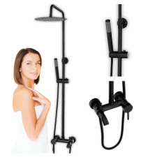  ZUHANYSZETT FELÜLETRE SZERELHETŐ S-1188B FEKETE csaptelep