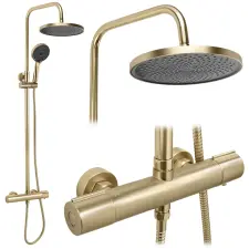  Zuhanyszett Rea Avanti Brush Gold csaptelep