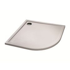  Zuhanytálca negyedkörös Hüppe Purano 100x80 cm öntött márvány fehér 202149.055 kád, zuhanykabin