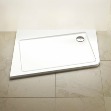  Zuhanytálca Négyszögletes Ravak 120x90 cm öntött márvány fehér XA25G70101P kád, zuhanykabin