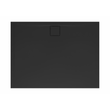  Zuhanytálca négyszögletes SAT Vision 120x80 cm öntött márvány fekete SATSVVI12080C kád, zuhanykabin