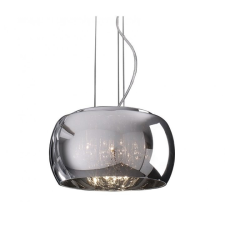 ZUMA Crystal átlátszó króm függesztett lámpa (ZU-P0076-06X) G9 6 izzós IP20 világítás