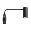 ZUMA Tubo fekete falikar (ZU-20034-BK-N) GU10 1 izzós IP20