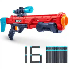 Zuru X-Shot Hawk Eye játék szivacslövő távcsöves fegyver 16db lövedékkel katonásdi