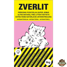 Zverlit macskaalom bentonit 0-1mm rózsaszín 6kg macskaalom