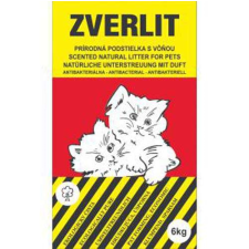 ZVERLIT piros 0-4mm 6kg durva szemcsés, illatos macskaalom macskaalom