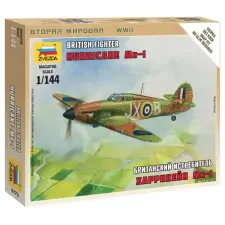  Zvezda British Fighter Hurricane Mk-1 1:144 (6173) makett