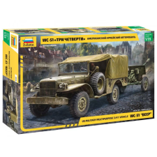  Zvezda Dodge WC-51 Beep  1:35 makett harcjármű (3656) makett