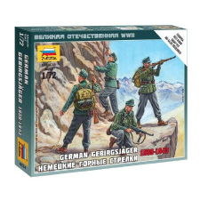  Zvezda German Gebirgsjager  makett figura 1:72 (6154) makett