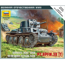  Zvezda German Light Tank Pz.Kpfw.38 T 1:100 (6130) makett
