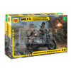 Zvezda German WWII Sidecar R12 with crew makett 1:35 (3607Z)