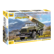  Zvezda Grad BM-21 Russian Rocket Launcher 1:72 (5051) makett