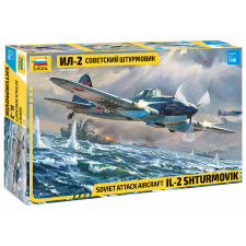  Zvezda IL-2 Stormovik 1:48 makett repülő (4825) makett