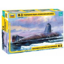  Zvezda K-3November Class Nuclear Sm  1:350 makett hajó (9035) makett