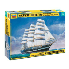  Zvezda Krusenstern Sailingship  1:200 makett hajó (9045) makett