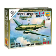  Zvezda Li-2 Soviet Transport Plane 1:200 (6140) makett
