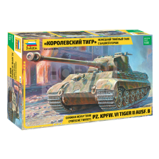 Zvezda PZ.KPFW.VI TIGER II. AUSF. B. makett 1:35 (3616Z) makett