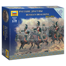 Zvezda Russian Dragoons Historic Miniatures makett 1:72 (6811Z) makett