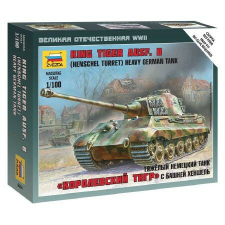  Zvezda Sd. Kfz. 182 King Tiger Henschel  1:100 makett harcjármű (6204) makett