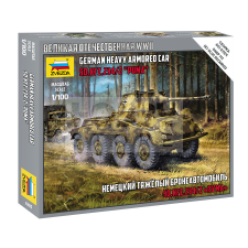 Zvezda Sd.Kfz.234 Puma makett 1:100 (6285Z) makett