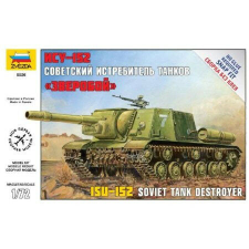  Zvezda Self Propelled Gun ISU-152  1:72 makett harcjármű (5026) makett