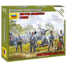 Zvezda Soviet Airforce Ground Crew makett 1:72 (6187Z) makett