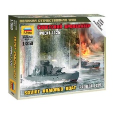  Zvezda Soviet Armored Boat  1:350 makett hajó (6164) makett
